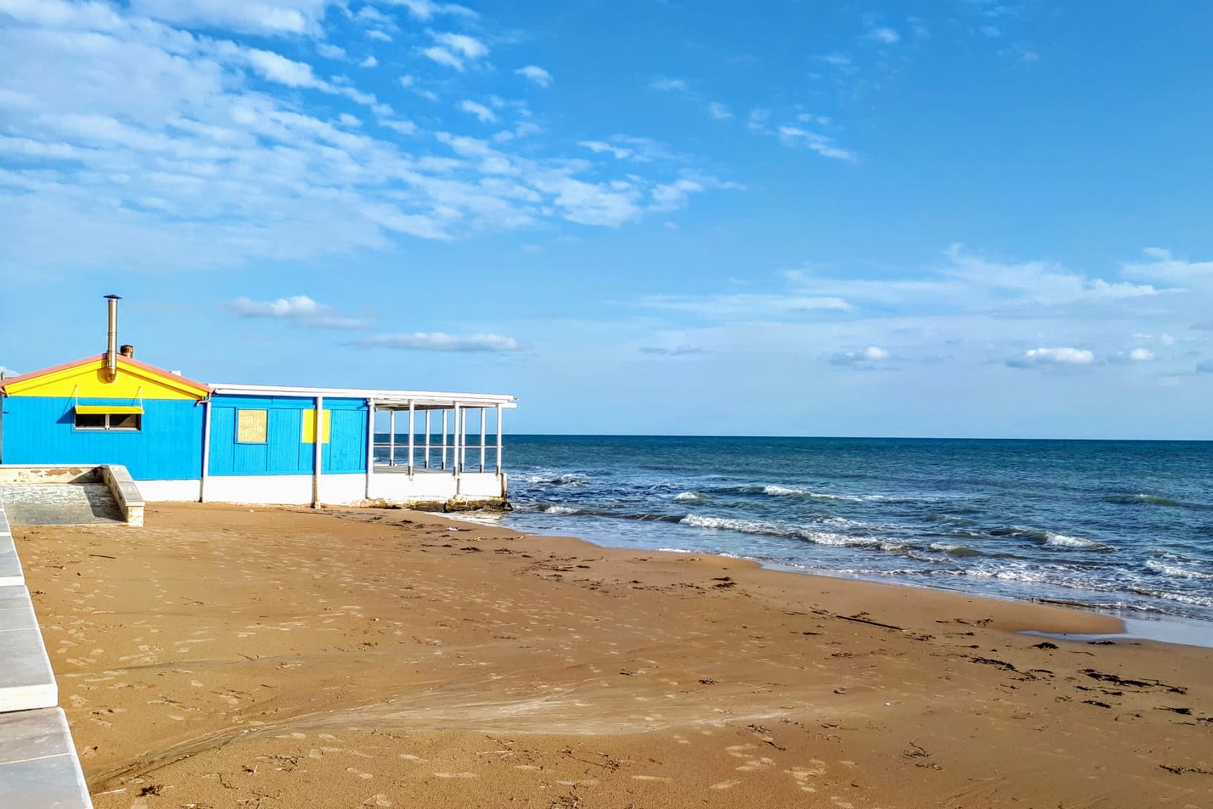 The Montalbano's restaurant in the beach o Punta Secca