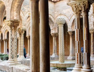 Monreale's cathedral cloister